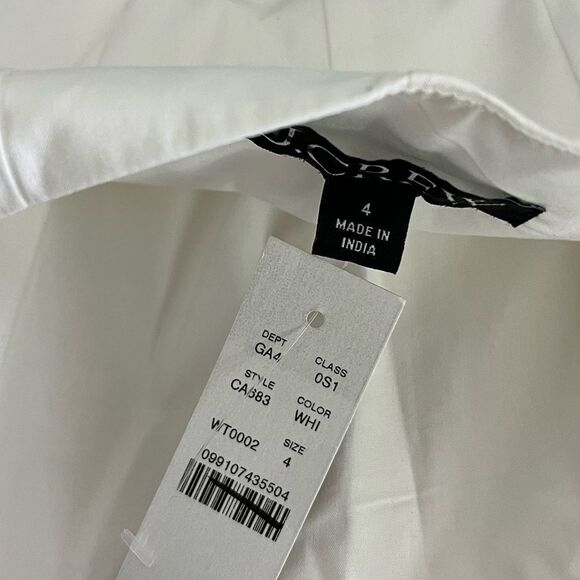 J.Crew Fit-and-flare mini dress with rickrack trim NWT Size 4 - Picture 11 of 11